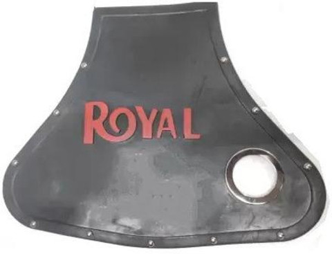 Bullkartzone Rear Mud Guard For Royal Enfield Classic(Black) Bike