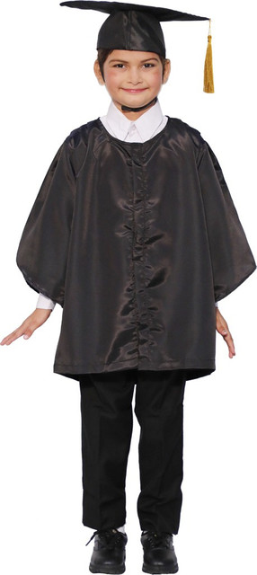 ITSMYCOSTUME Convocation Graduation Gown Costume Dress for Kids Complete  Set Gown Cap Black Kids Costume Wear Price in India - Buy ITSMYCOSTUME  Convocation Graduation Gown Costume Dress for Kids Complete Set Gown