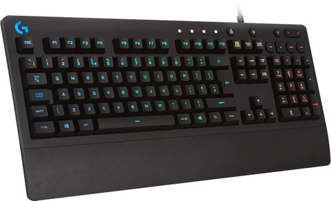 Logitech G213 Lightsync RGB, Spill-resistant, Palm-rest