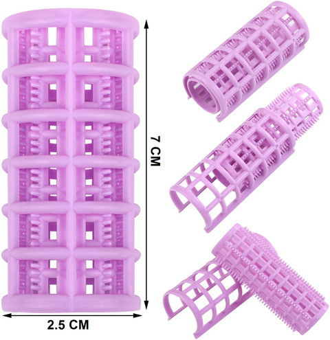 Nyamah sales Plastic Hair Roller No Heat Hair Curlers Salon