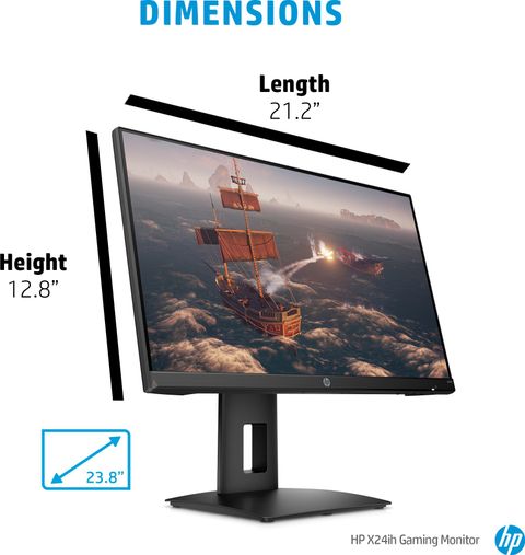 HP 60.45 cm (24 inch) Full HD LED Backlit IPS Panel Gaming Monitor