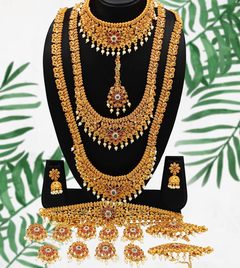 Gold Choker Necklace Artificial Gold Jewellery Imitation Necklace