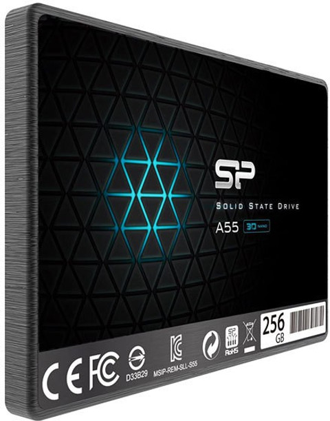 Silicon Power A55 128 GB Laptop Black SATA III Internal Solid
