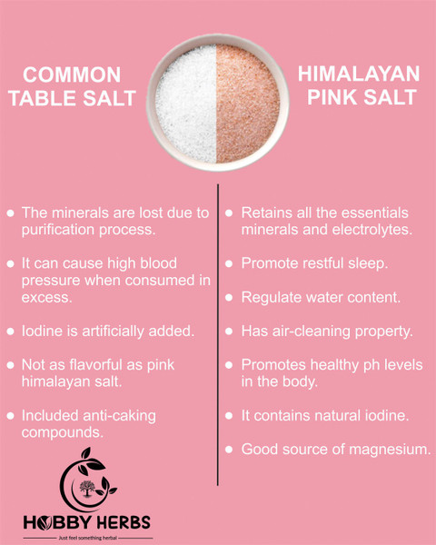 Hobby Herbs Himalayan Pink Salt Powder 10Kg 10 x 1kg Mineral Salt  Himalayan Pink Salt
