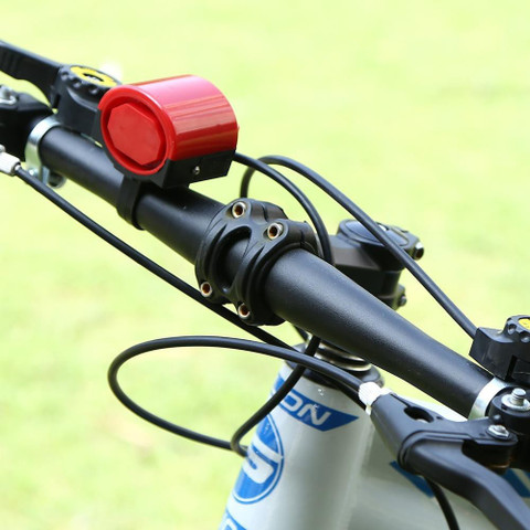 DSTECHBAR Cycle Electronic Bell, Ultra Loud, Bicycle Horn, 110 dB,  Waterproof (Multicolor) Bell