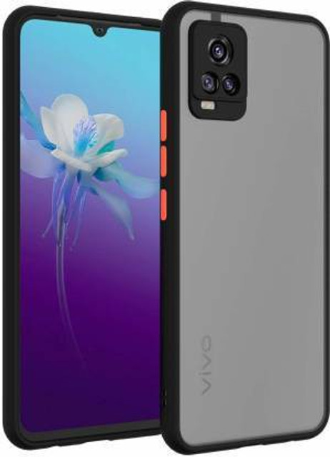 Creativo Back Cover for VIVO V20 PRO Full Camera Protection Smoke