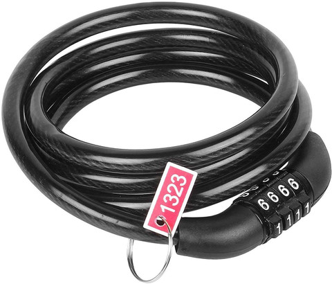 Bicycle Lock Chain Strong NSV Cycle Locks Anti-Theft Steel Strong - Main Image