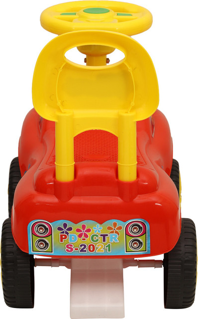 Goyal's City Road Magic Rider Push-Car Ride-On for Kids with Music 1-3  Years- Red