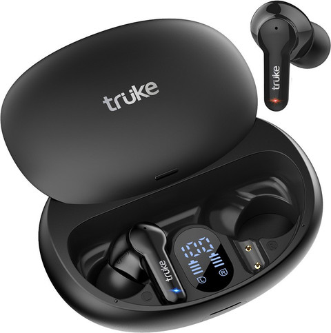 truke Buds S1 with Quad Mic ENC, 72 Hours Playtime, 10mm drivers with AAC  codec Bluetooth