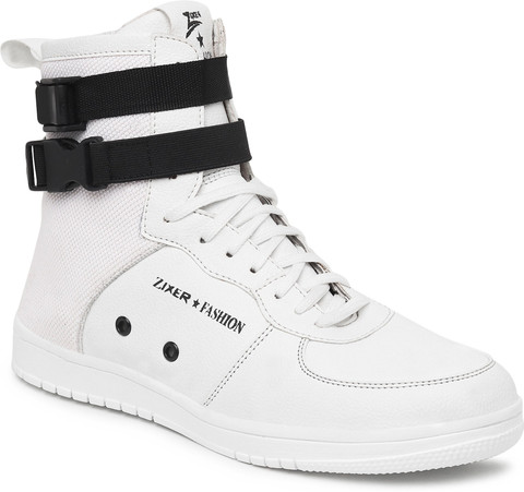 Zixer Men's Hustle Street Style High Top Platform Fashion  Sneakers/Sports/Casual Shoes High Tops For Men