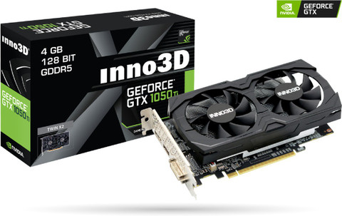 Inno3D GeForce GTX1050 TI GDDR5 GB NVIDIA Chipset 128 bit 1392