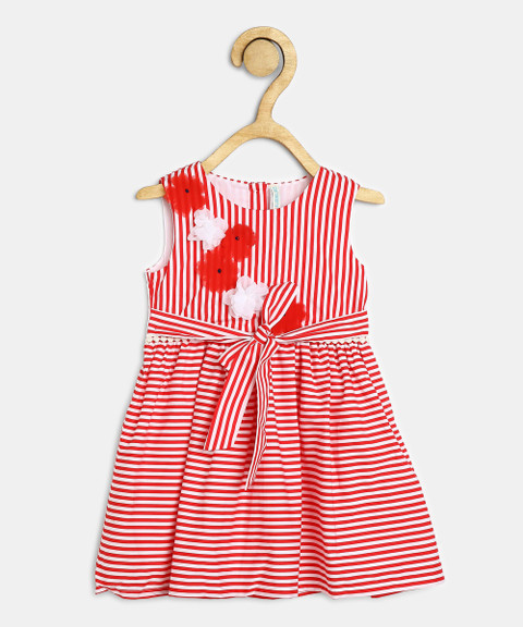 Pantaloons Junior Girls Midi/Knee Length Casual Dress Price in