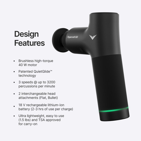 Hyperice 55000-001-00 Hypervolt Go Massager - Hyperice : Flipkart.com