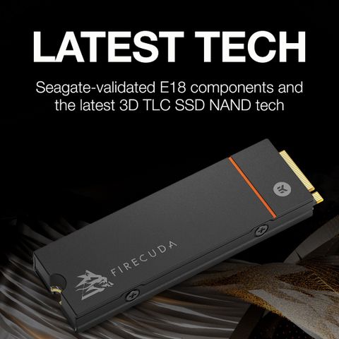 Seagate Firecuda 530 - M.2 PCIe Gen4, Heatsink 1 TB Laptop Black M