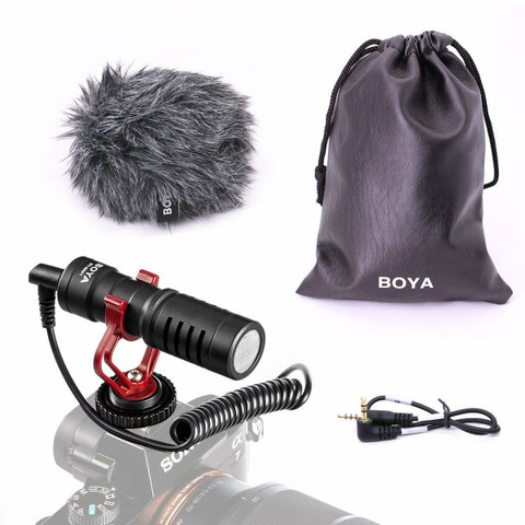 BOYA DSLR Video Microphone Vlogging Facebook Livestream