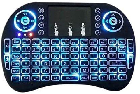 Viraan Mini Wireless Keyboard with Touchpad and Multimedia Keys