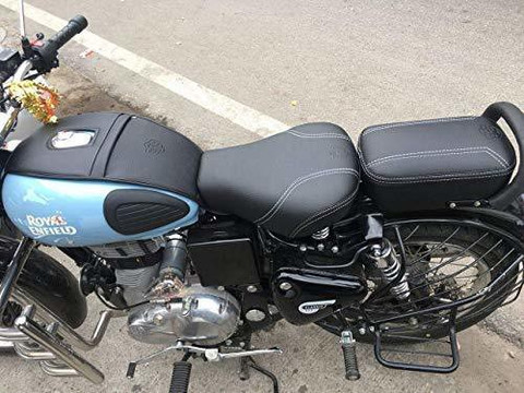 AHLMOTOR Seat Cover for Royal Enfield Classic 350 and 500 Design