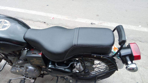 AHLMOTOR KOHLI Bullet Accessories Seat Cover Black for Royal - Main Image