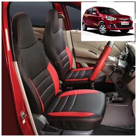 AutoSafe Leather Car Seat Cover For Maruti Alto K10 Price in India - Main Image