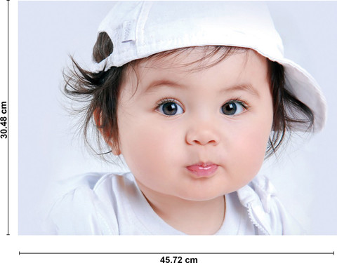 Cute Baby Poster Smiling New Born Kid Infant Child love Wall Decor