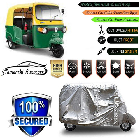 Tamanchi Autocare Car Cover For Universal For Autorickshaw Universal For  Autorickshaw