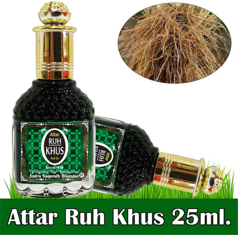 INDRA SUGANDH Ruh Khus Bhapka Processed Natural Vetivert Perfume