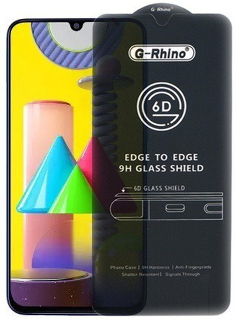 Tempered Glass Samsung M31 Front Fingerprint 6in1 Full Cover Glass