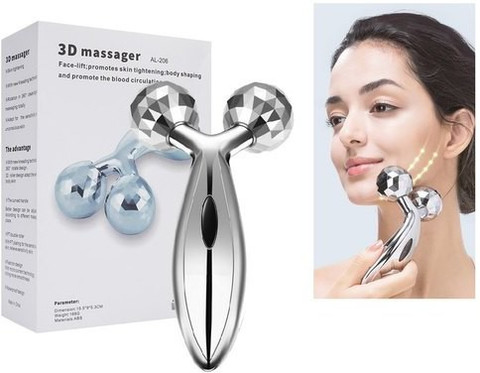 3d face massager 3d body massage roller