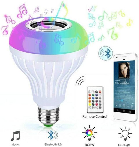 Musify Portable Bulb with Bluetooth speakers for party and amazing  Disco Light effects and sound with 3W high power bluetooth  Music