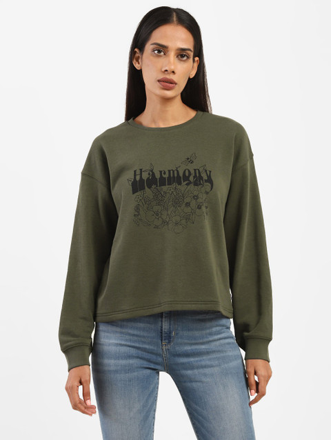 LEVI'S Full Sleeve Graphic Print Women Sweatshirt