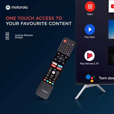 MOTOROLA ZX3 108 cm (43 inch) Ultra HD (4K) LED Smart Android TV