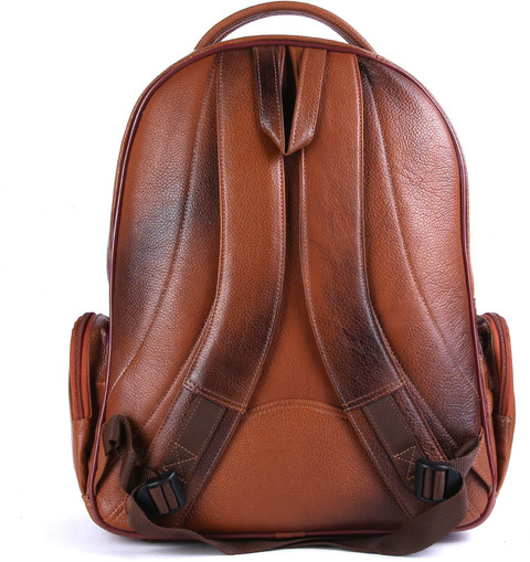 Hileder 17 inch Pure Leather Unisex Inch Stylish Bag 20 L Laptop