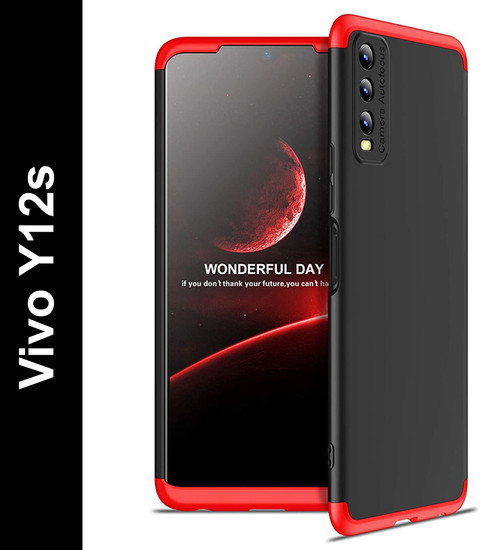 Vivo Y12s Vivo Y20 Leather Cover FlareHUB Front Back Case For Vivo