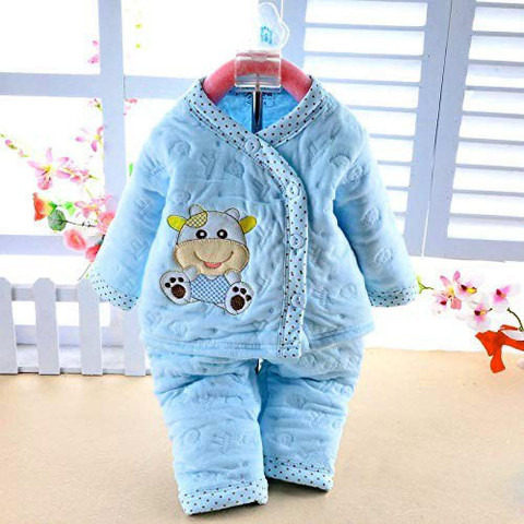 PIKIPOO Presents New Born Baby Cotton Cartoon Print Piece Suit