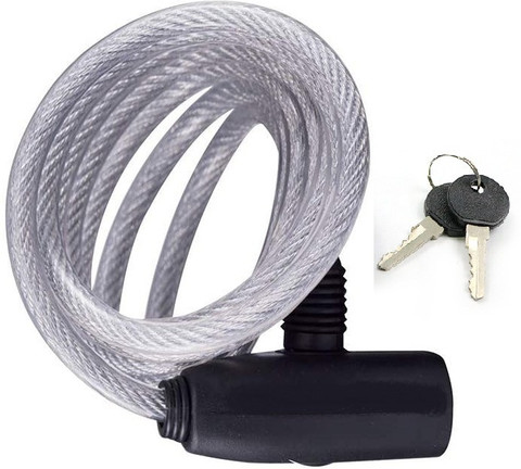 THE MORNING PLAY GREY CYCLE LOCK UNIVERSAL BIKE LOCK GREY(8 MM