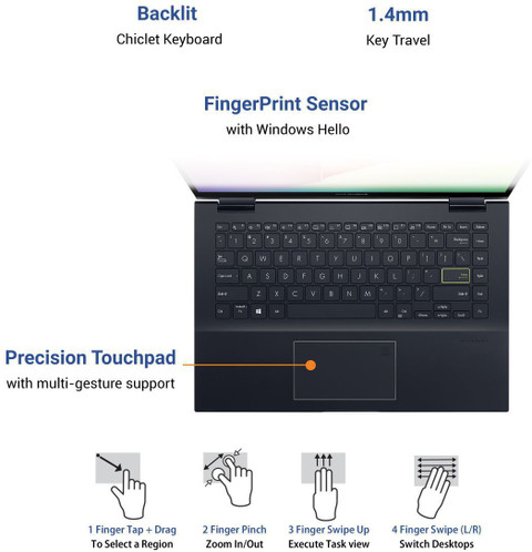 ASUS VivoBook Flip 14 AMD Ryzen Hexa Core AMD R5-5500U (8 GB/512 GB  SSD/Windows 10 Home) TM420UA-EC501TS in Laptop