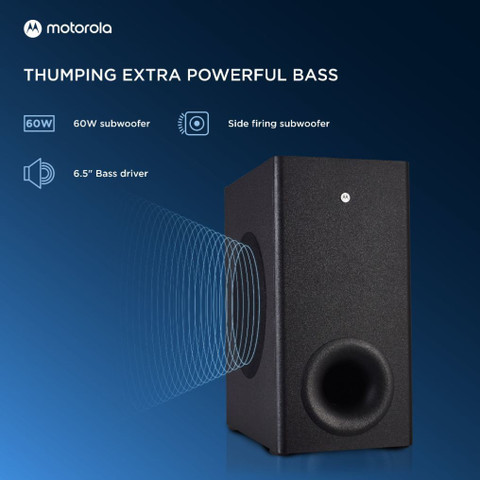 Audio Motorola Amphisoundx With Hdmi Arc 100 W Bluetooth Soundbar
