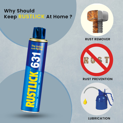 RUSTLICK 631 Rust Lubricant Blue Spray Paint 370 ml Price in India ...