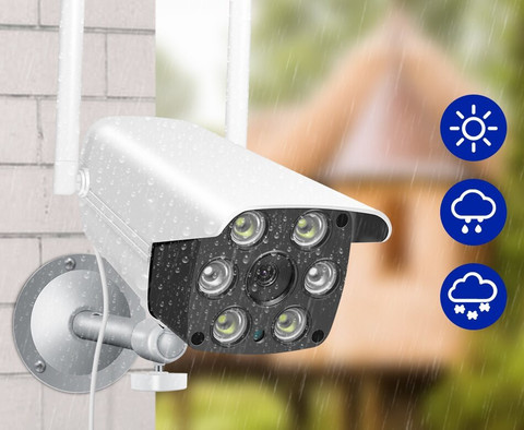 outdoor security a surveillance camera
