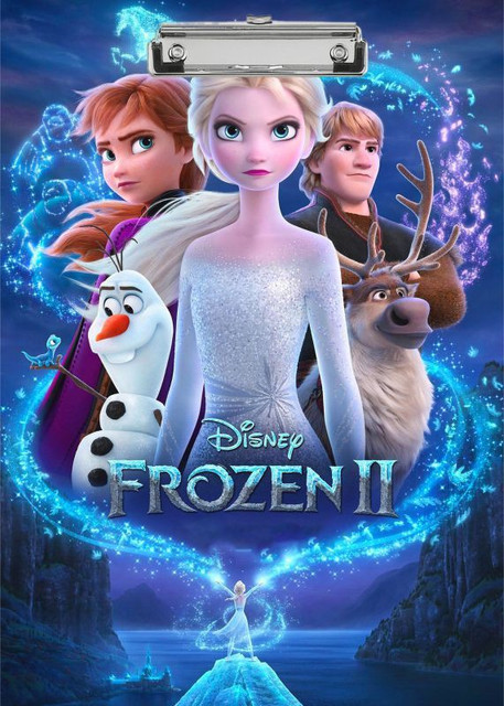 flipdecor disney frozen digital reprint clip board