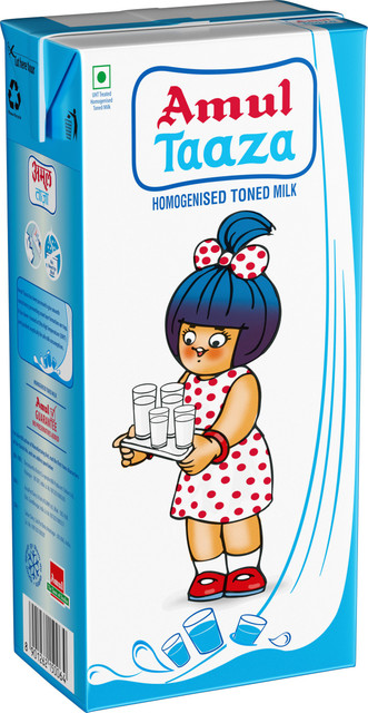 Amul Taaza Homogenized Toned Milk Price in India - Buy Amul Taaza ...