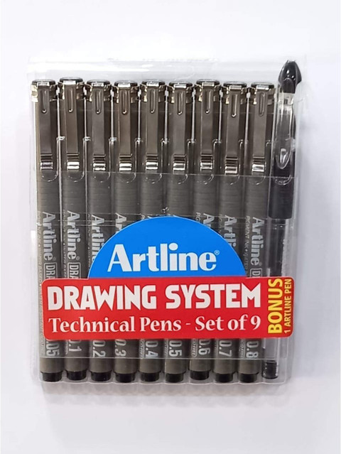 Artline Drawing System Technical Set of Bonus Artline Pen