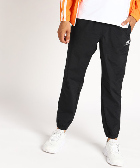 New Balance Solid Men Black Track Pants Buy New Balance Solid