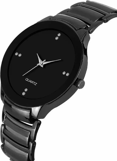 M John's MJ 02 COMBO OF ANALOG ROUND DIAL FULL BLACK KING PRINTED  KING BRACELET BEST WRIST WATCH FOR MEN Analog Watch For Men