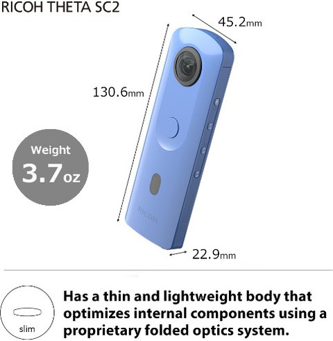 Ricoh Theta SC2 360 Degree Camera 4K Video with Image