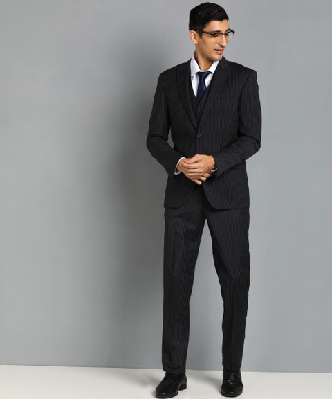 Blackberrys Piece Suit Striped Men Suit