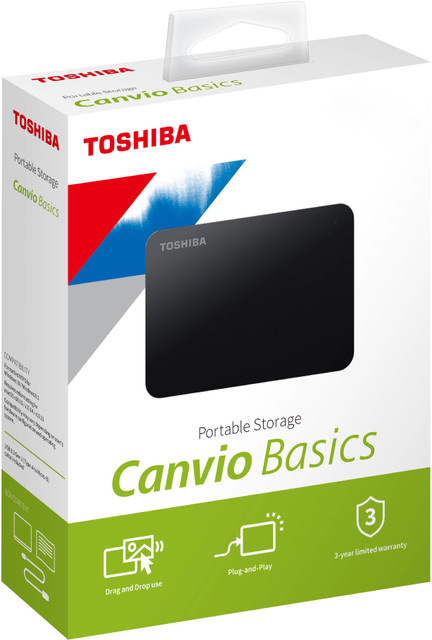 TOSHIBA Canvio Basics TB External Hard Disk Drive (HDD