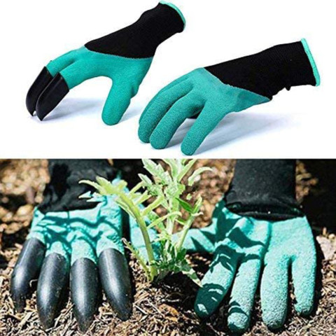 TEDRED Garden Gloves Right Hand Fingertips for Safe Farming Digging and  Planting Gardening Shoulder Glove