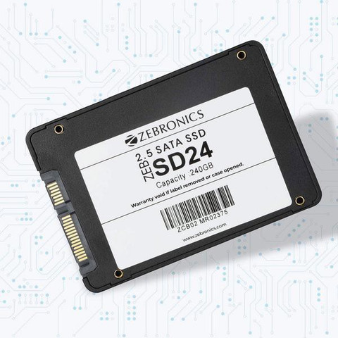 ZEBRONICS Faster performance 240 GB Desktop, Laptop Black SATA