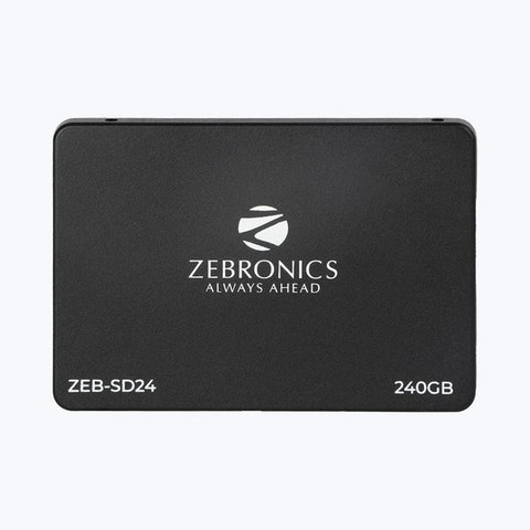 ZEBRONICS Faster performance 240 GB Desktop, Laptop Black SATA